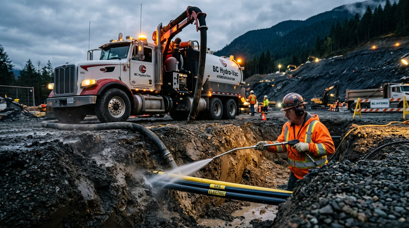 Hydro-Vac Excavation